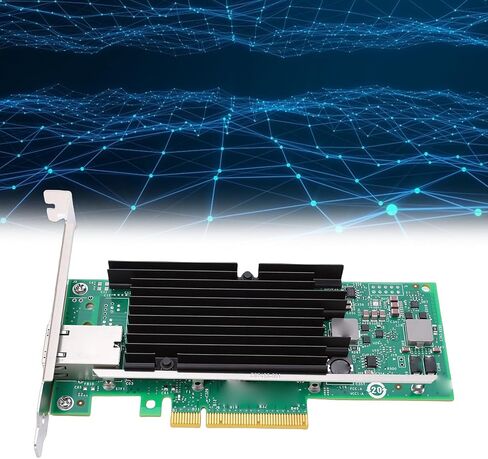 بطاقة شبكة LICAEVEY 10 جيجا بايت PCIe، محول إيثرنت بمنفذ RJ45 واحد مع شريحة تحكم X540 T1 وتقنية إلغاء التحميل الذكية، لخوادم VMware ومراكز البيانات in Kuwait