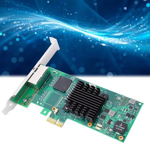 بطاقة شبكة LICAEVEY ثنائية المنافذ جيجابت إيثرنت، محول PCIe 2.1 x1 مع منفذين RJ45 ودعامة منخفضة المستوى، لأجهزة الكمبيوتر المكتبية الخادم والتطبيقات الصناعية in Kuwait