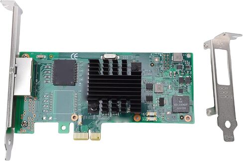 بطاقة شبكة LICAEVEY ثنائية المنافذ جيجابت إيثرنت، محول PCIe 2.1 x1 مع منفذين RJ45 ودعامة منخفضة المستوى، لأجهزة الكمبيوتر المكتبية الخادم والتطبيقات الصناعية in Kuwait