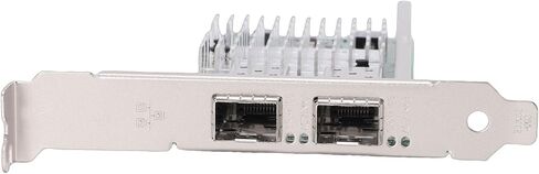 LICAEVEY 10Gbps Fiber Optic Network Card, Dual SFP Ports PCIe x4 Ethernet Adapter with 82599ES Chip and 2 Multi Mode Modules, for Server Data Center in Kuwait