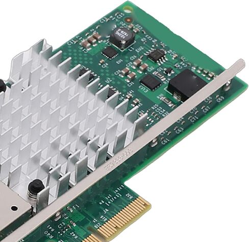 LICAEVEY 10Gbps Fiber Optic Network Card, Dual SFP Ports PCIe x4 Ethernet Adapter with 82599ES Chip and 2 Multi Mode Modules, for Server Data Center in Kuwait