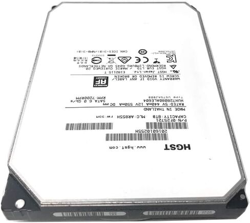 HGST Ultrastar He8 منصة هيليوم HUH728080ALE604 8 تيرابايت 7200 دورة في الدقيقة 128 ميجابايت كاش SATA 6.0 جيجابايت/ثانية 3.5 بوصة محرك الأقراص الصلبة للمؤسسات in Kuwait