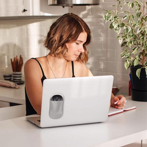 Mouse Holder for Laptop Stick On Mouse Pouch Sleeve Mouses Pocket for Laptop Office Home in Kuwait