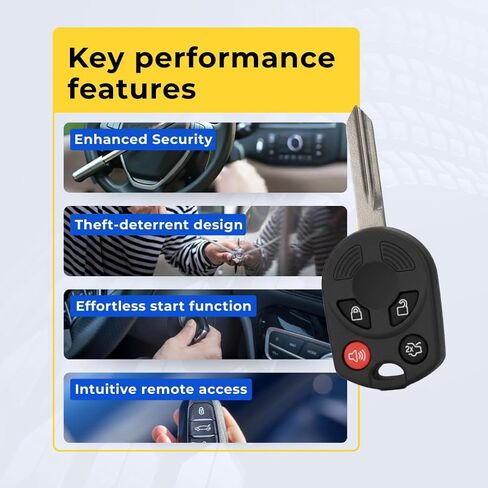 Replacement Keyless Remote Head Key Fob for Ford Taurus 2008-2010 FCC CWTWB1U793 OUC6000022 Part Number 164-R7040 164R7040 Pack of 2 in Kuwait