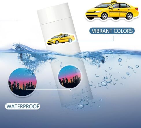 120Pcs New York Stickers New York Party Favors & Decorations, NYC Souvenir Collection NYC Travel Waterproof Vinyl Decals for Journaling Water Bottle and Laptop, USA Souvenir Gifts in Kuwait