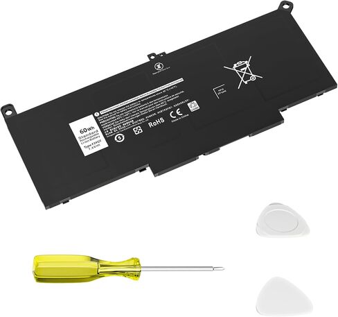 F3YGT Laptop Battery Replacement for Dell Latitude 12 7000 7280 7290 13 7000 7380 7390 P29S002 14 7000 7480 7490 E7280 E7480 E7490 E7290 E7380 fit DM3WC 0DM3WC 2X39G 0F3YGT DM6WC in Kuwait