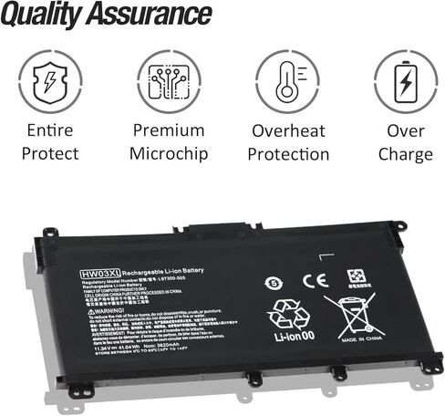 HW03XL Laptop Battery Compatible with HP Pavilion 15-EG 15-eg0xxx 15-eg0073cl 15-eg0070wm 15-EH 17-CN 17-cn0xxx 17-CP 17-cpo700dx Series L97300-005 L96887-421 HW03041xl-pl in Kuwait