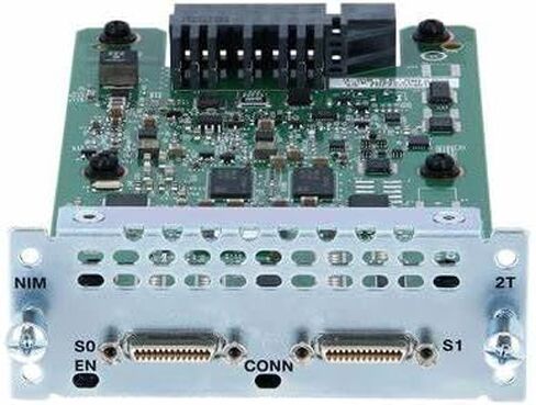 بطاقة واجهة الشبكة الواسعة التسلسلية ذات المنفذين من Cisco NIM-2T (متجددة) in Kuwait