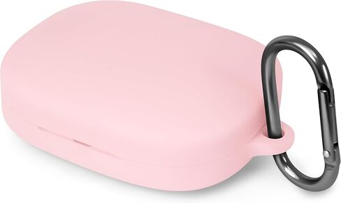 جراب Geiomoo من السيليكون لهاتف SHOKZ OpenFit Pro، غطاء ناعم واقٍ مرن مقاوم للخدش مع حلقة تسلق (أسود) in Kuwait