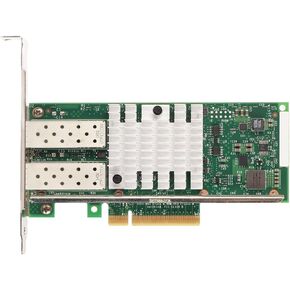 بطاقة شبكة Cryfokt 10 جيجا بايت SFP PCIe، منفذ SFPNIC مزدوج مع شريحة Intel82599Chip، استهلاك منخفض للطاقة، PCI Express X8، دعم WindowsLinux Freebsd VMware in Kuwait