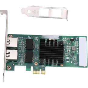 PCI Express Network Card, Dual Gigabit RJ45 Ports 10 100 1000 Mbps with 82575 Chipset, for 11 10 8.1 8 7 Vista 2000 and in Kuwait