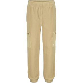 بنطال رياضي للأولاد بشعار كبير للاستخدام اليومي من Under Armour (للأطفال الصغار/الأطفال الكبار) رمادي مقاس 7 للأطفال الكبار in Kuwait