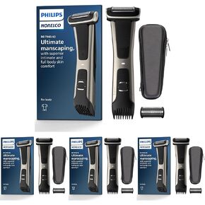Philips Norelco Bodygroom Series 7000 Showerproof Body Trimmer & Shaver with Case and Replacement Head, BG7040/42 in Kuwait