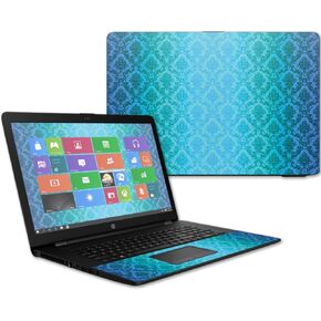 Mightyskins Skin متوافق مع كمبيوتر محمول Hp 17t مقاس 17.3 بوصة (2017) - أزرق عتيق | غطاء ملتف من الفينيل واقٍ ومتين وفريد ​​من نوعه | سهل التطبيق والإزالة وتغيير الأنماط | صنع في الولايات المتحدة الأمريكية in Kuwait