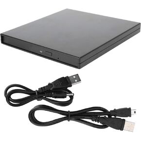 علبة محرك الأقراص الضوئية، صندوق صلب خارجي، حاوية محرك أقراص SATA DVD مقاس 9.5 مم، مجموعة تخزين نحيفة تعمل بمنفذ USB للكمبيوتر المحمول، متوافقة مع TEAC DV - 18E SD - R9012 U in Kuwait