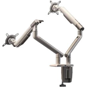 Monitor Arms 17-32 Inch Dual Monitor Mount Arm, Height Adjustable Mechanical Spring Stand with 2 USB Port Desk Accessories in Kuwait