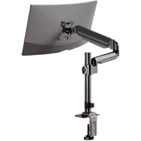 Adjustable Single Monitor Desk Mount Fits Max 35 Inch, 22.0 Lbs,Gas Spring Alloy Monitor Mount Arm with Clamp and Grommet Base Monitors Arm in Kuwait