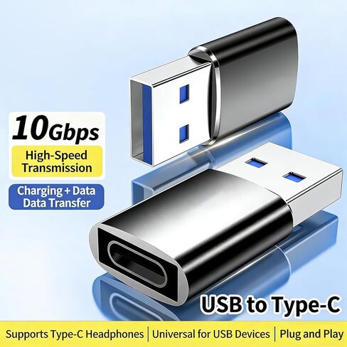 USB to Type C Converter Data Transfer Fast Charging Adapter Cellphone Male to Type C Female Adapter for Phone 17 16 Converter in Kuwait
