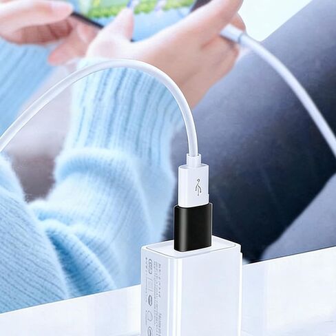 USB to Type C Converter Data Transfer Fast Charging Adapter Cellphone Male to Type C Female Adapter for Phone 17 16 Converter in Kuwait