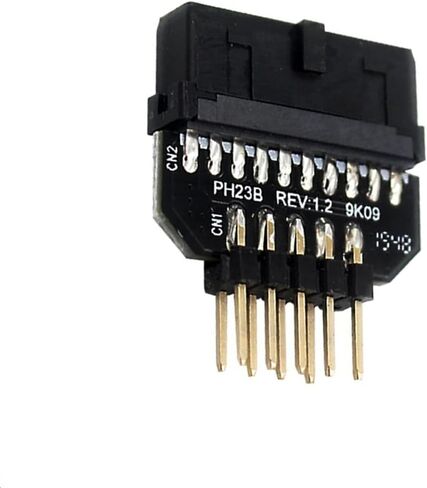 لوحة سوداء محول توصيل اللوحة الأم للكمبيوتر USB3.0 20pin إلى USB2.0 9pin الولايات المتحدة in Kuwait