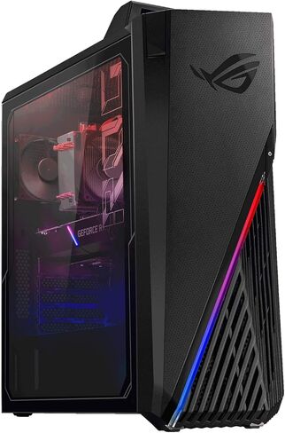 ASUS ROG Strix GA15 Gaming & Entertainment Desktop PC (AMD Ryzen 7 5800X 8-Core, 128GB RAM, 4TB PCIe SSD, RTX 3070, WiFi, Bluetooth, HDMI, USB 3.2, USB 3.1, Win 11 Home) with Hub in Kuwait