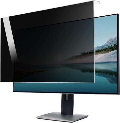 Hanging Computer Privacy Screen Filter, 32 Inch 16:9 Widescreen Monitor, 28.7 inch X17.3 inch, High Transparency Eye Protection Blocking Blue Light & Glare in Kuwait