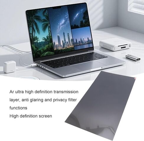 Tangxi 27 inch Computer Privacy Screen, Anti Removable Filter Protector with AR Ultra HD Layer and Oleophobic Coating, 16:09, for Laptop Screen Privacy Protection in Kuwait