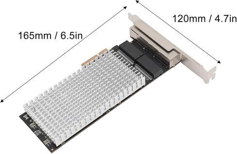 Cryfokt 2.5G 4 Port Ethernet Card, I226 V Chip PCIE Network Interface Card with 4 RJ45 Ports forWindows7 8 10 11 OSX Desktop PC for desktops workstations Servers in Kuwait