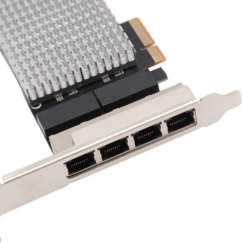 Cryfokt 2.5G 4 Port Ethernet Card, I226 V Chip PCIE Network Interface Card with 4 RJ45 Ports forWindows7 8 10 11 OSX Desktop PC for desktops workstations Servers in Kuwait