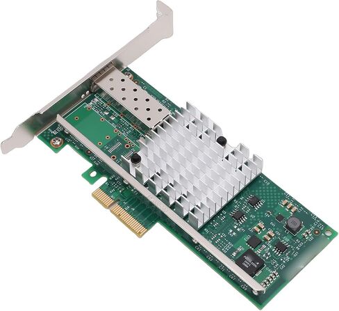 محول بطاقة الشبكة LICAEVEY 10 جيجابت في الثانية PCIe X4، بطاقة إيثرنت بمنفذ SFP واحد مع وحدة تحكم 82599EN، دعم Wins Server VMware in Kuwait