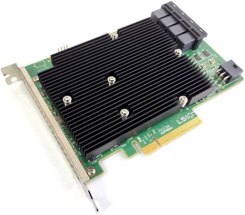 9300-16i PCIe Host Bus Adapter Card, 16-Port SAS/SATA 12Gb/s, with SFF-8643 Connectors and Cables in Kuwait