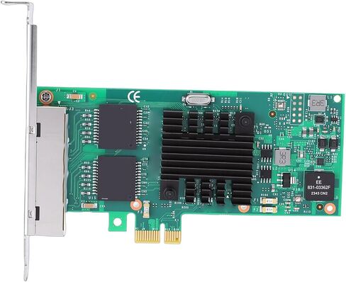 LICAEVEY Gigabit Ethernet Network Card, 4 Port PCI Express 2.1 NIC with 82580 Chipset Support for Servers, Desktops, and Industrial Applications in Kuwait