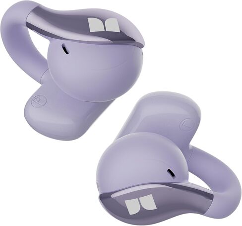 سماعات رأس Monster Open Ear AC225، سماعات أذن لاسلكية بلوتوث 6.0، صوت ستيريو، سماعات أذن مريحة خفيفة الوزن مع ميكروفون ENC للمكالمات الواضحة، وقت تشغيل 36 ساعة، تحكم باللمس، مقاومة للماء IPX6، أرجواني in Kuwait