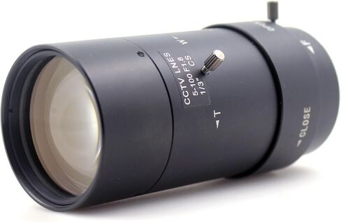 عدسة مجهرية 5-100 مم CS F1.8 عدسة 1/3 بوصة تكبير متغير البؤرة دليل عدسة تكبير القزحية للأمن كاميرا CCTV عدسة الكاميرا الصناعية مجهر عدسات المجهر للمجهر البصري in Kuwait