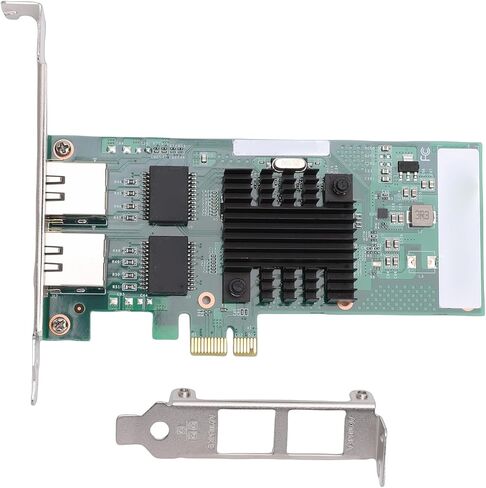 Gigabit Ethernet PCI Express Network Card, PCIe Gigabit Ethernet Server Adapter,Dual RJ45 Ports with 82571 Controller for Linux Centos Ubuntu Freebsd VMware in Kuwait