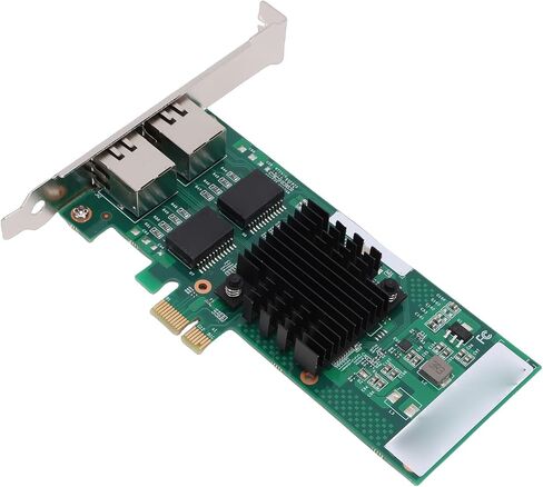 Gigabit Ethernet PCI Express Network Card, PCIe Gigabit Ethernet Server Adapter,Dual RJ45 Ports with 82571 Controller for Linux Centos Ubuntu Freebsd VMware in Kuwait