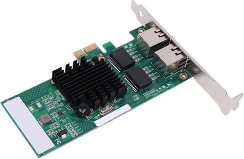 Gigabit Ethernet PCI Express Network Card, PCIe Gigabit Ethernet Server Adapter,Dual RJ45 Ports with 82571 Controller for Linux Centos Ubuntu Freebsd VMware in Kuwait