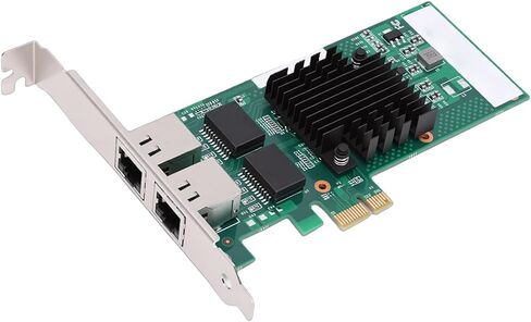 Gigabit Ethernet PCI Express Network Card, PCIe Gigabit Ethernet Server Adapter,Dual RJ45 Ports with 82571 Controller for Linux Centos Ubuntu Freebsd VMware in Kuwait