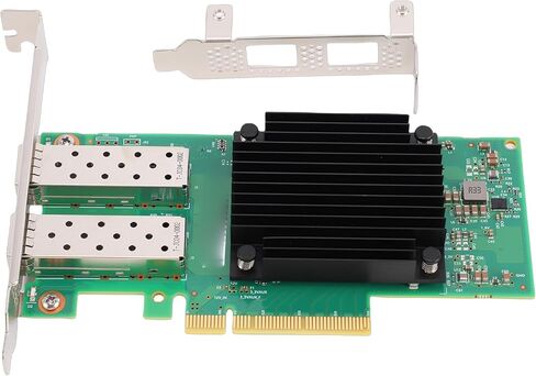 Cuifati 2 Port Ethernet Network Adapter Card, 2X 25G SFP28 Ports PCIe Network Card with 5 EN Chip Set, for Data Center and Cloud Computing Applications in Kuwait