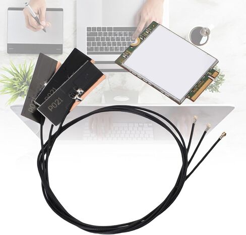 Zopsc Module Card, M.2 NIC 4G LTE WWAN Module 300Mbps for Latitude 7280 7285 7290 7389 7390 7480 7490 E7470 Laptop, Plug and Play Network Card in Kuwait