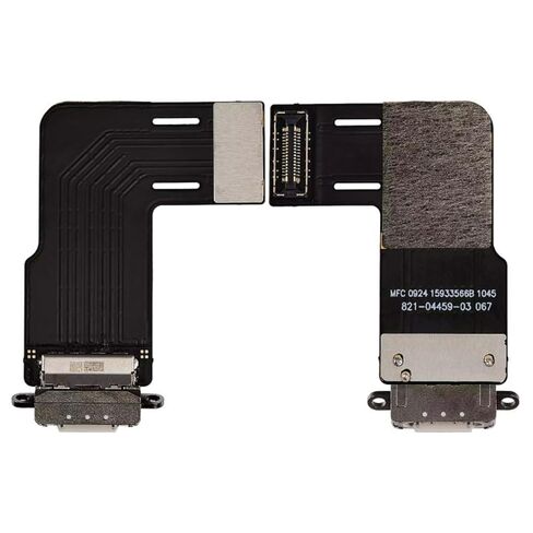 منفذ شحن من النوع C شاحن USB موصل قاعدة USB منفذ كابل مرن بديل لجهاز iPad Air 11 (2024/2025) (أبيض) in Kuwait