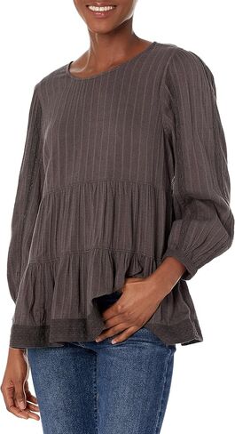 Lucky Brand Women's Tiered Long Sleeve Tunic in Saudi Arabia
