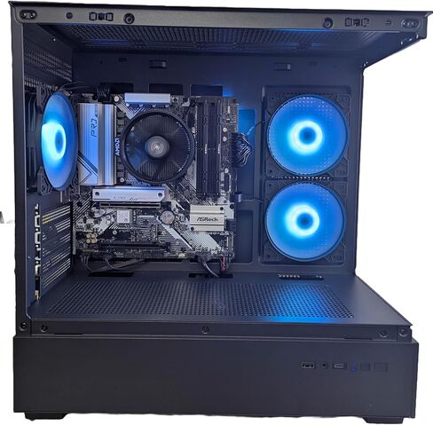 جهاز كمبيوتر Centaurus Andromeda A4 PRO - AMD Ryzen 9 9900X، ذاكرة وصول عشوائي DDR5 سعة 128 جيجابايت، محرك أقراص NVMe SSD سعة 2 تيرابايت، وحدة معالجة الرسومات المدمجة فقط، نظام التشغيل Windows 11 Pro، واي فاي. مبرد سائل مقاس 240 مم، ومصابيح RGB LED، ومحطة in Kuwait