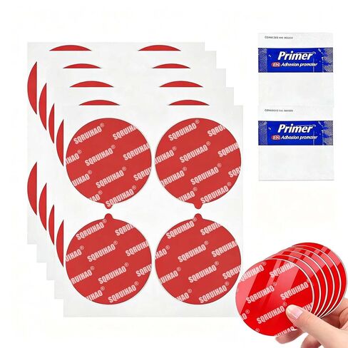 Sticky Adhesive Pads, 28PCS 2" Double Sided Pads, Heat Resistant Heavy Duty Adhesive Sticky Pads Replacement for Car Phone Holder Mount (Square 2'') in Kuwait