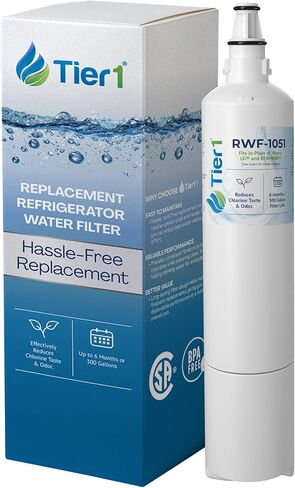 Tier1 5231JA2006A Refrigerator Water Filter 3-pk | Replacement for LG LT600P, 5231JA2006B, Kenmore 46-9990, 9990, 469990, 5231JA2006F, 5231JA2005A, Fridge Filter in Saudi Arabia