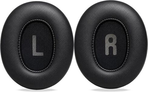 Replacement Ear Pads for JBL Tune 700BT, 710BT, 720BT, 750BTNC, 760NC, 770NC Headphone, Extra Thick Cushions, Ear Cups Cover, Soft Leather＆Memory Foam Headset Earpads-Black in Kuwait