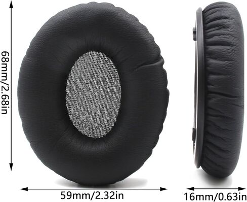 Solo HD 1.0 Replacement Ear Pads for Beats by Dr.Dre Solo HD (Solo 1st Gen Wired, NOT Wireless) Headphones,Snap-On Protein Leather Ear Cushions,Easy Installation with Video Guide (Black) in Kuwait