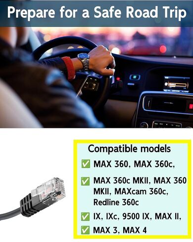 سلك طاقة RJ11 إلى USB C بطول 5.57 قدم متوافق مع كاشفات الرادار المرافقة، بديل لسلك الطاقة Escort Max360 لـ MAX360، MAX360c، iX، iXc، 9500ix، MAX II، MAX3، MAX4، MAX360c MKII، Redline 360c in Kuwait