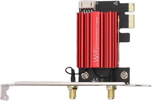 بطاقة واي فاي PCIe بسرعة 1200 ميجابت في الثانية من VBESTLIFE، محول شبكة لاسلكي ثنائي النطاق 2.4 جيجا هرتز 5 جيجا هرتز مع بلوتوث 4.0 وهوائيين، للكمبيوتر المكتبي in Kuwait