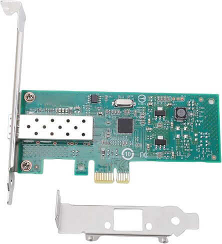 محول بطاقة الشبكة PCIe X1، بطاقة محول إيثرنت بمنفذ SFP فردي بسعة 1 جيجابايت مع وحدة تحكم 210AT، لـ 7 8 10 VMware ESXi in Kuwait